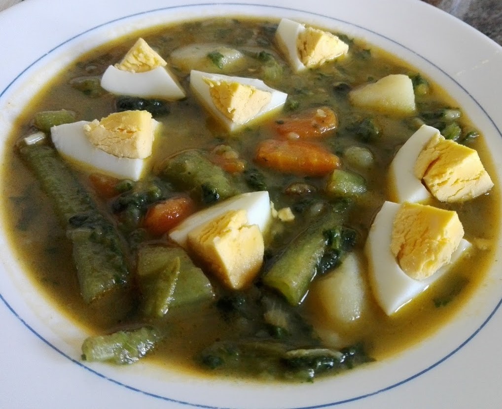 Guiso de Huevo, Verdura y Bacalao