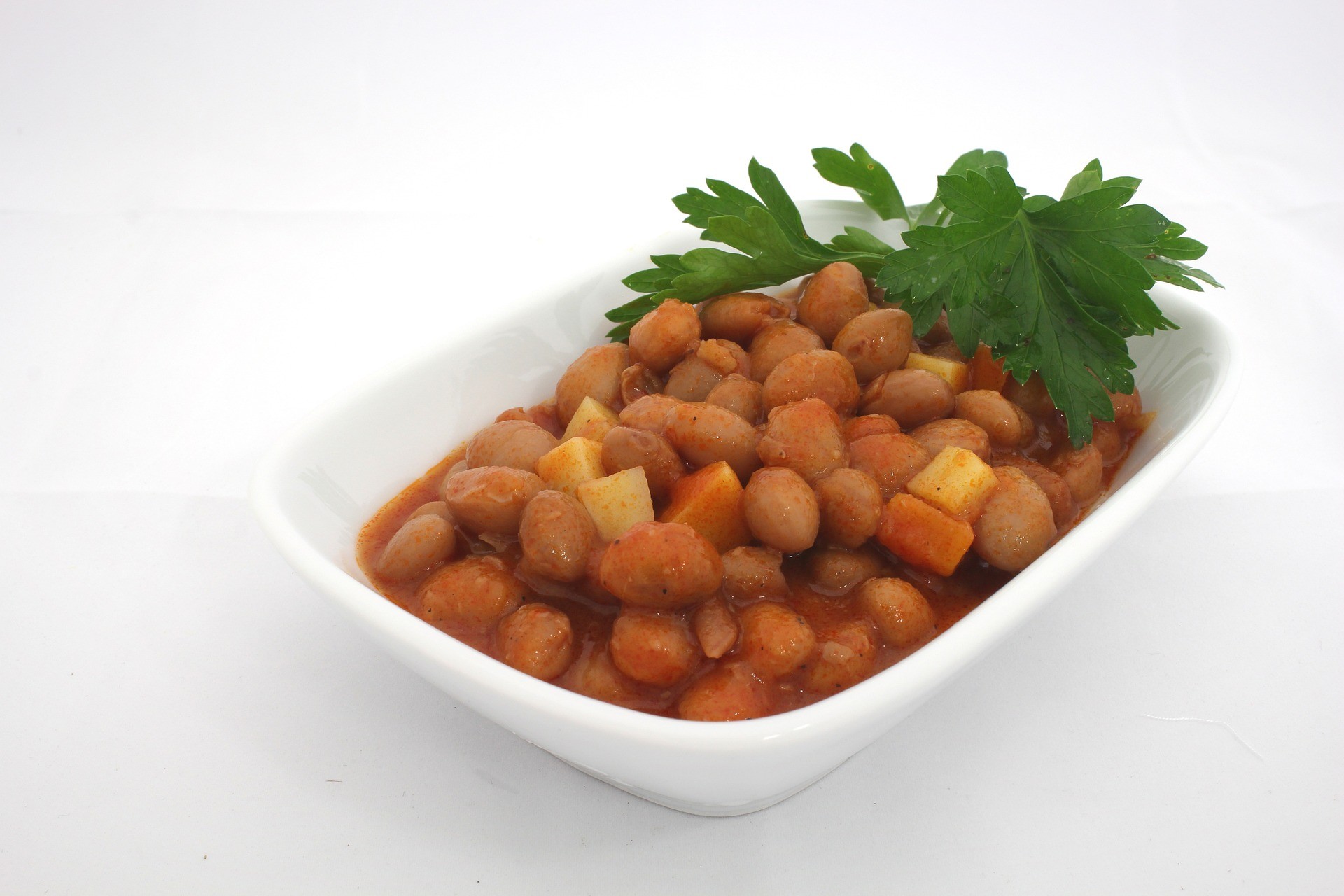 Garbanzos con Langostinos
