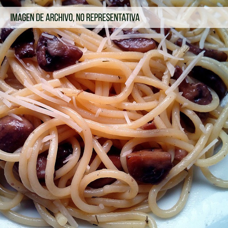Espaguetis con Setas