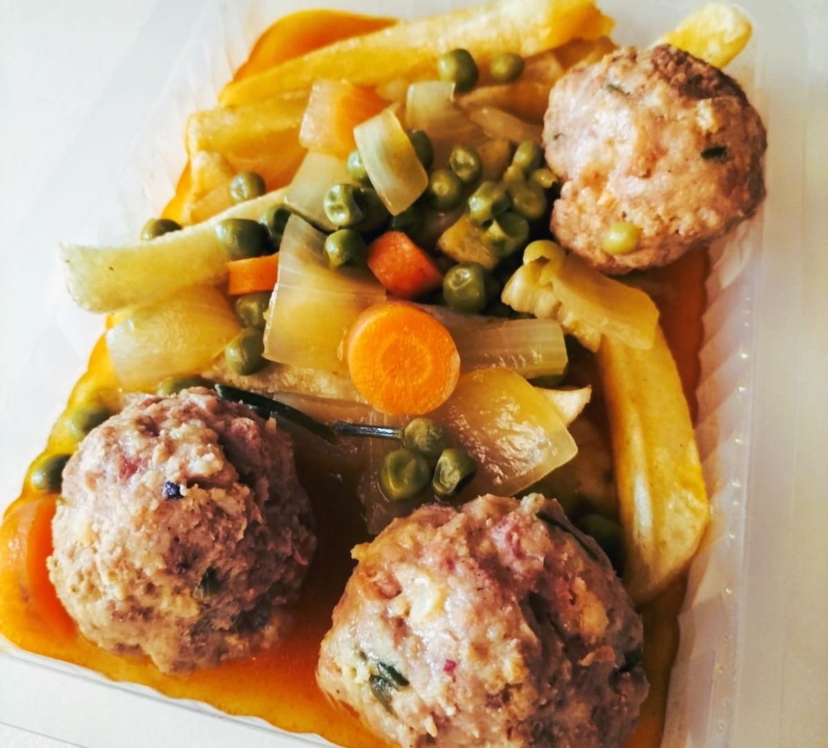 Albóndigas a la Jardinera
