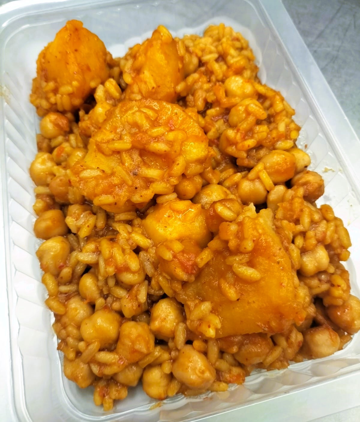 Empedrao con Verduras y Bacalao