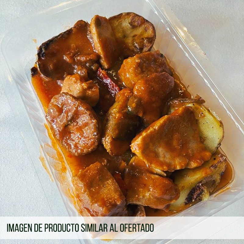 Emperador con Pisto y Patata