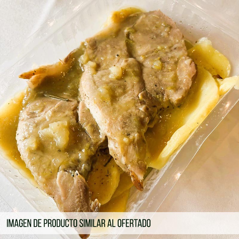 Lomo al Romero con Patata Confitada
