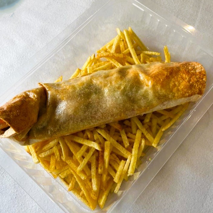 Fajita de Pollo con Patatas