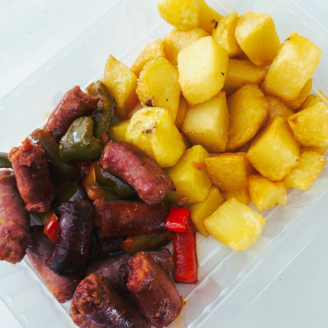 Patatas con Longaniza y Pimientos C