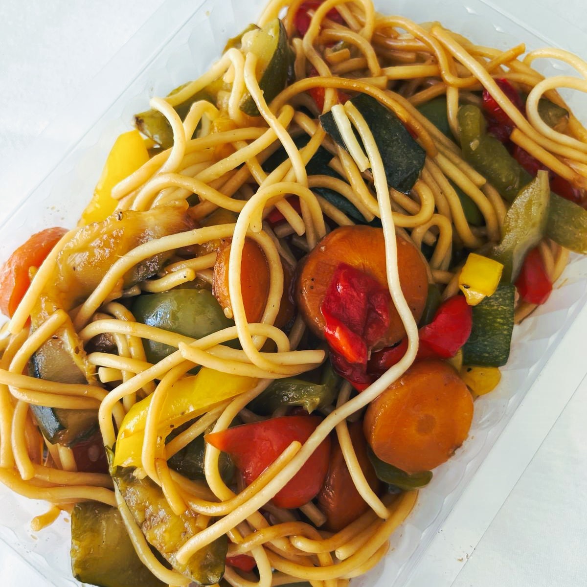 Pasta Salteada con Verduras