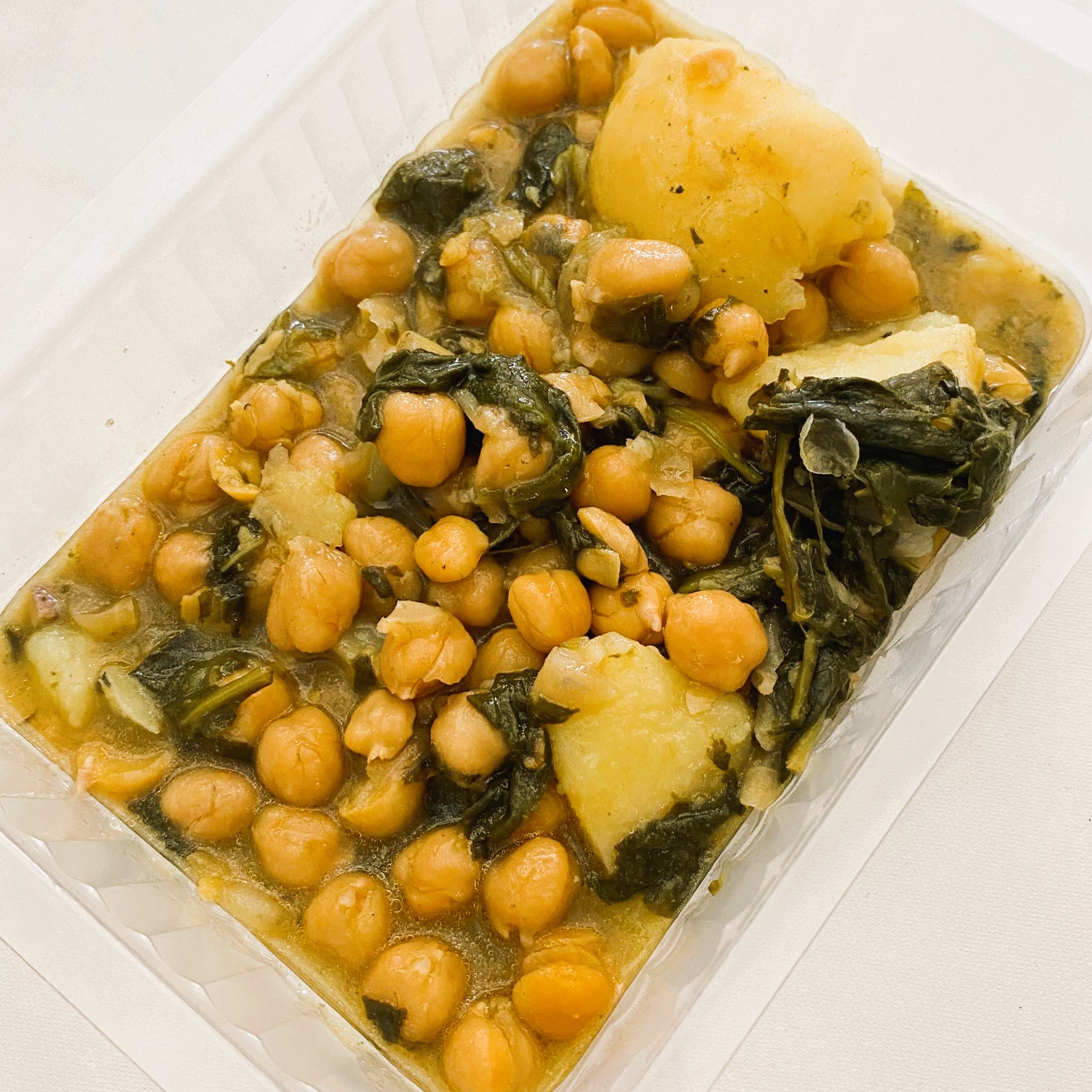 Garbanzos con Espinacas y Sepia