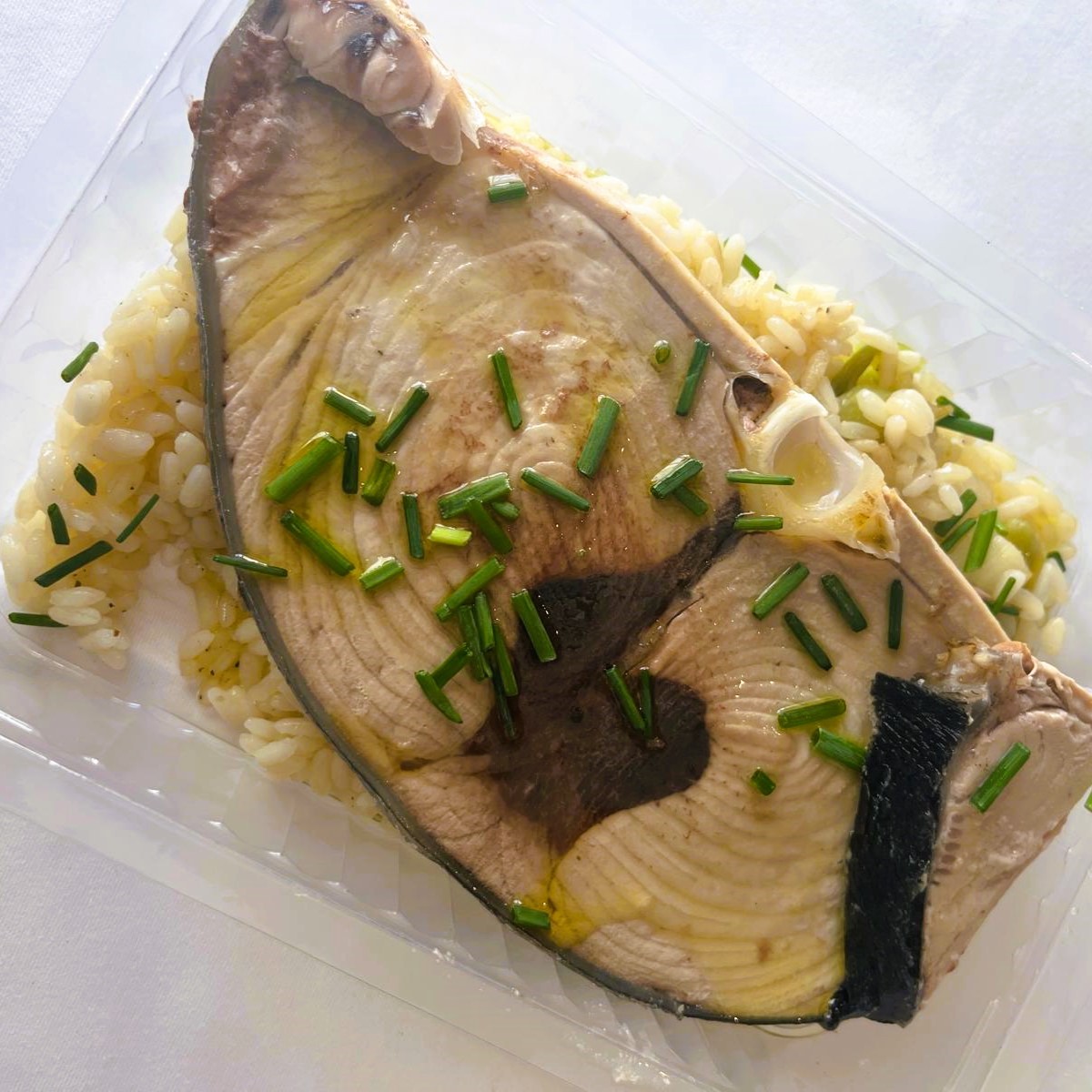 Dorada a la Espalda con Arroz Salteado