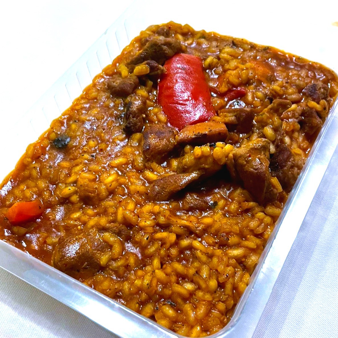 Paella de Secreto con Verduras