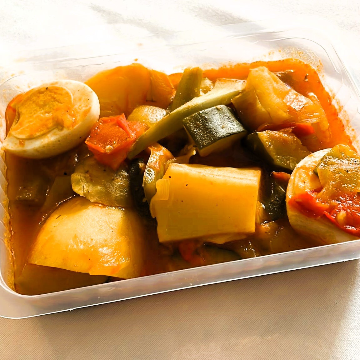 Guiso de Huevo, Verdura y Bacalao