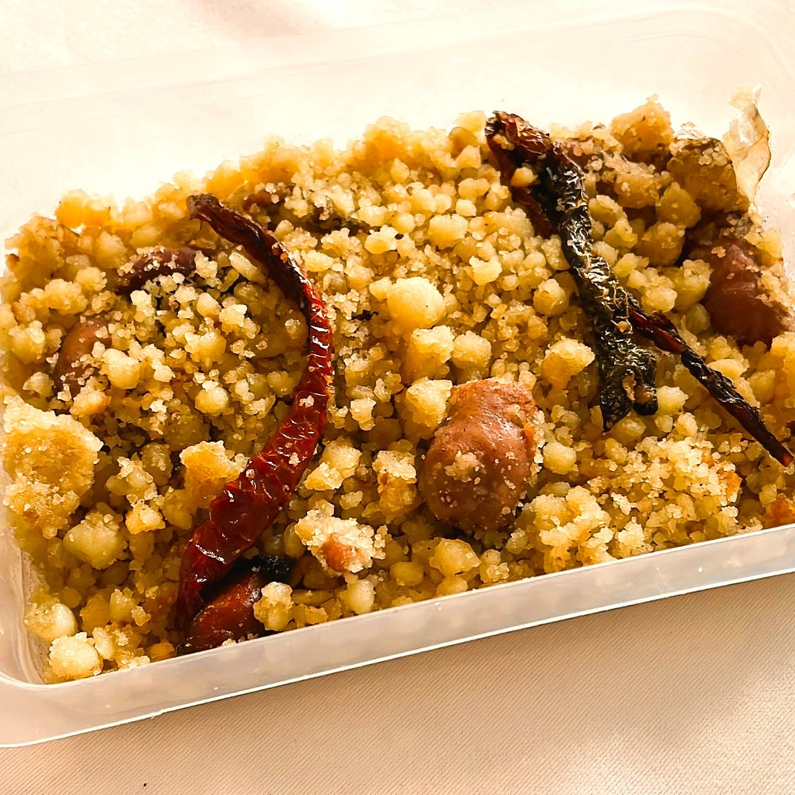 Migas con Tocino y Longaniza