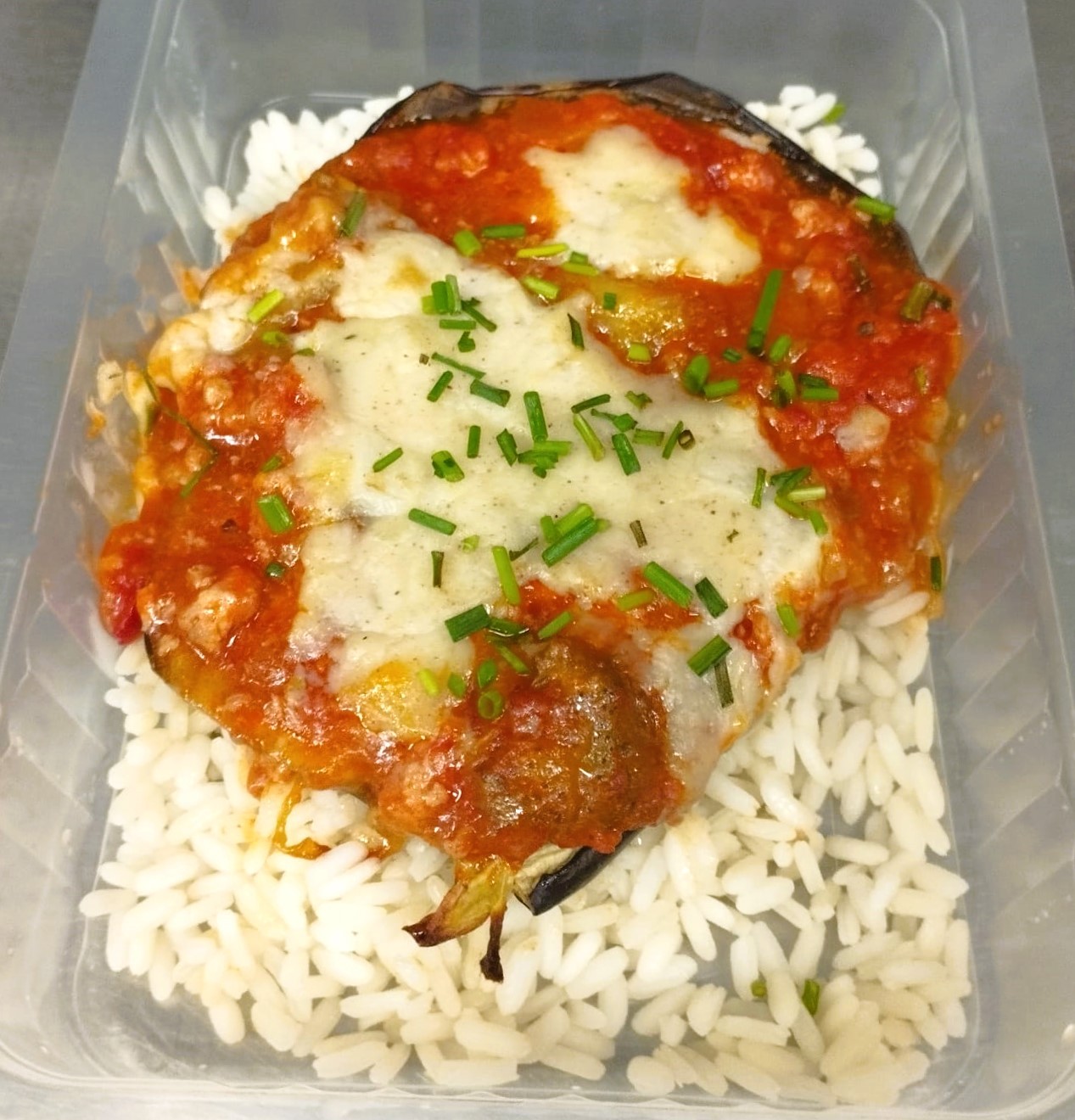 Berenjena Rellena Gratinada