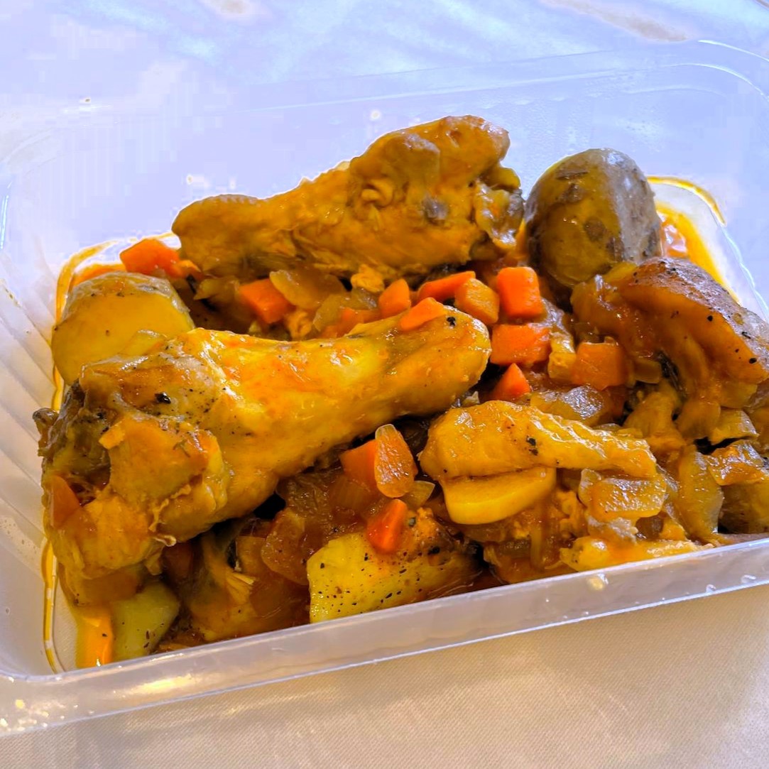 Pollo a la BBQ con Patatas