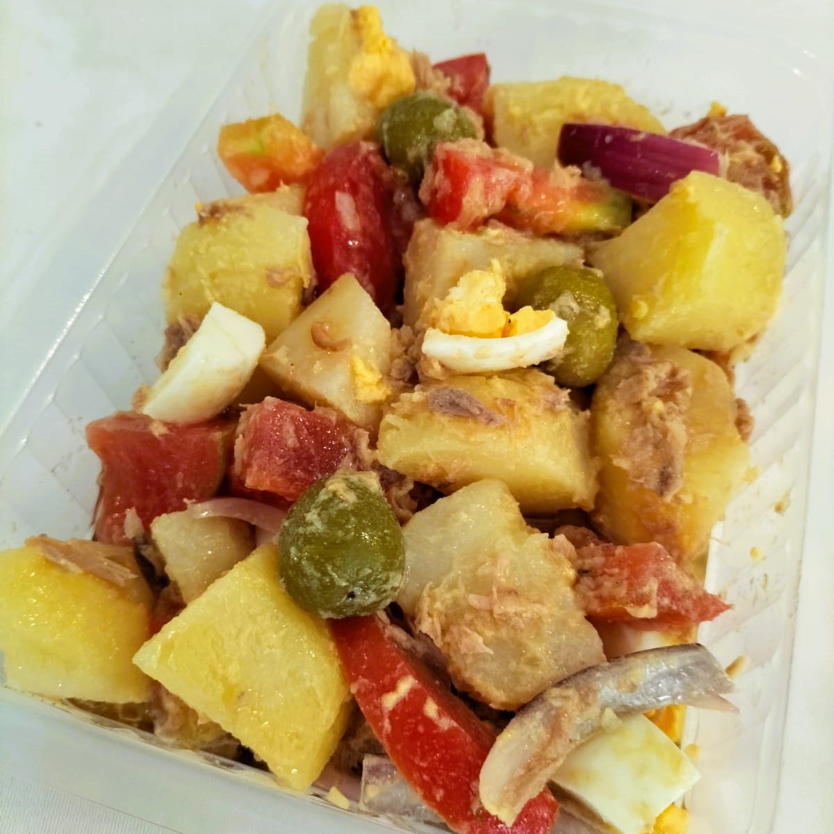 Ensalada de Patata y Queso Fresco