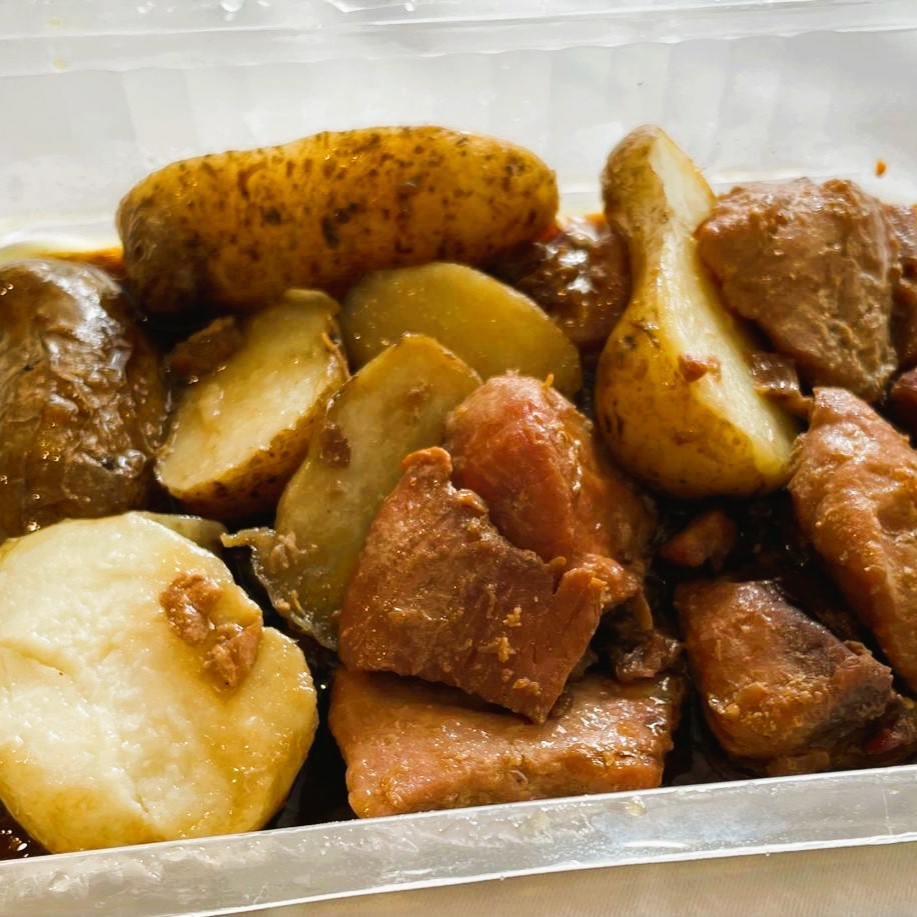 Atún con Salsa Teriyaki y patata cocida