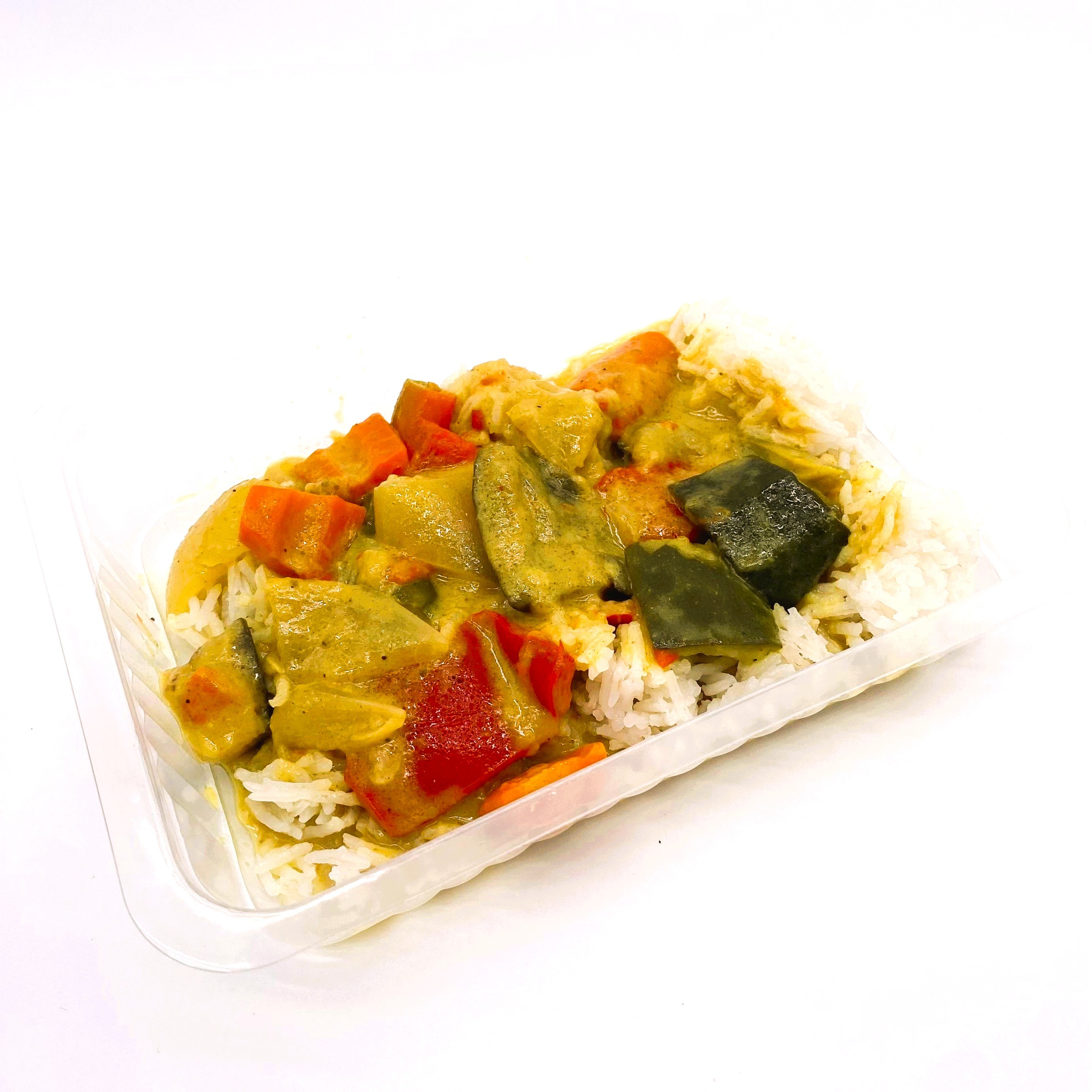 Curry de Verduras con Arroz Basmati