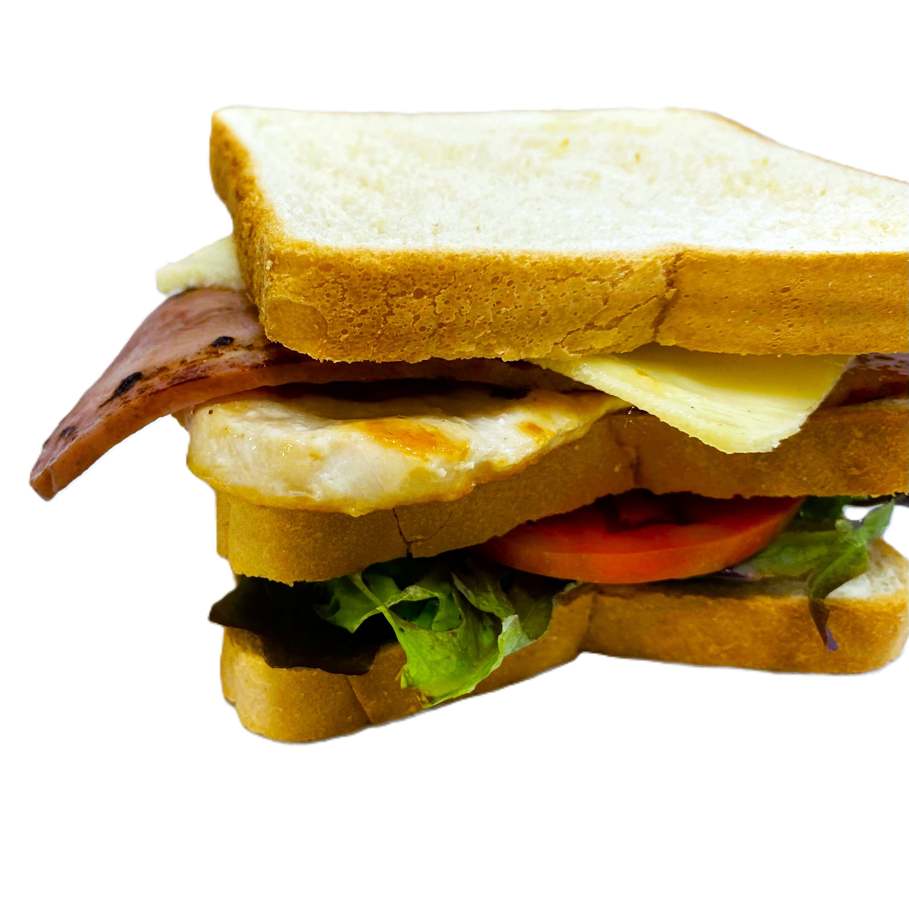 Sandwich Club con Patatas