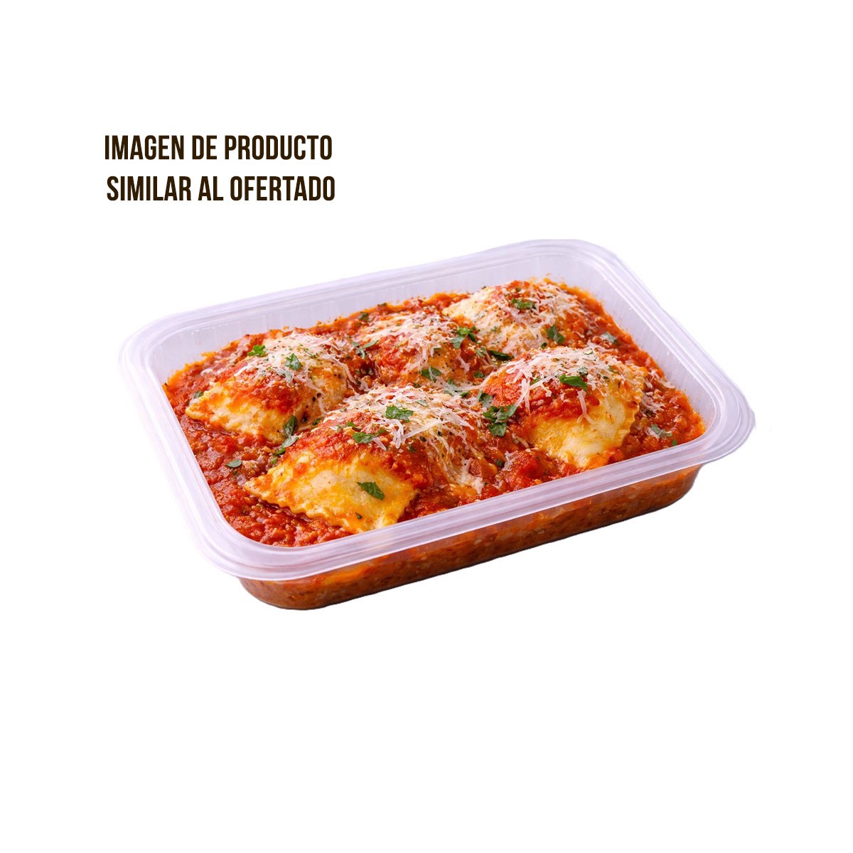 Raviolis de Carne en Salsa Amatriciana