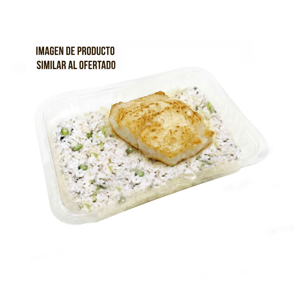 Bacalao con arroz salteado