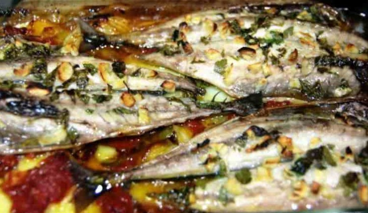 Asado de lomos de caballa