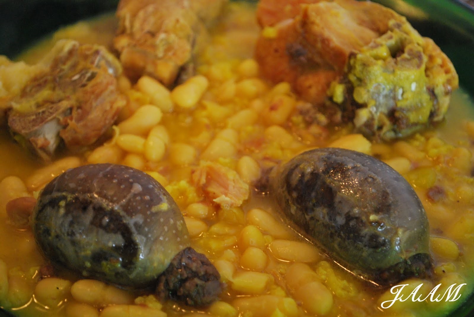 Habichuelas con Morcilla de Burgos