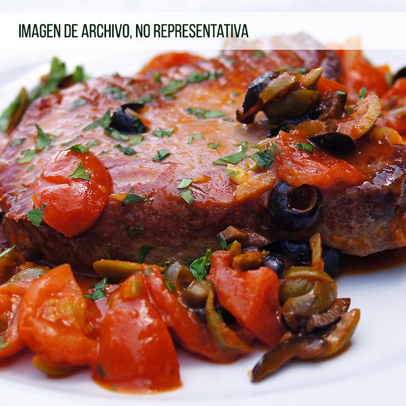 Atún a la Vizcaína con Patatas Fritas